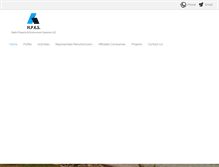 Tablet Screenshot of hadirprojects.com
